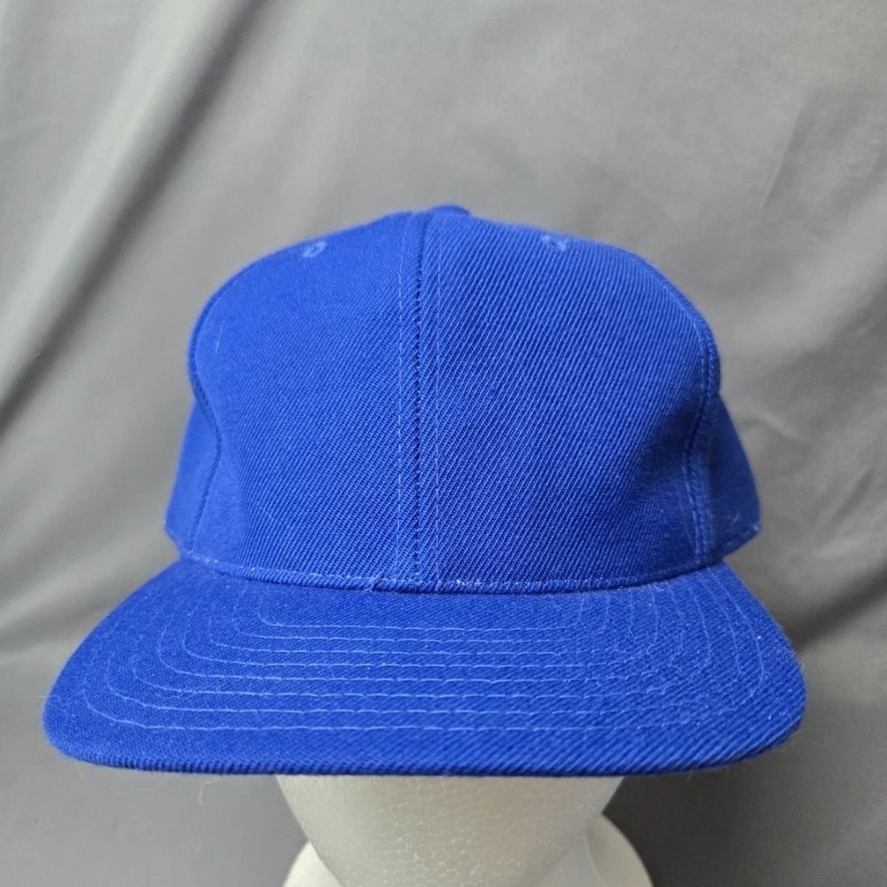 Colosseum Blue Fitted Hat Size 7 1/2 Acrylic Wool Blend Cap